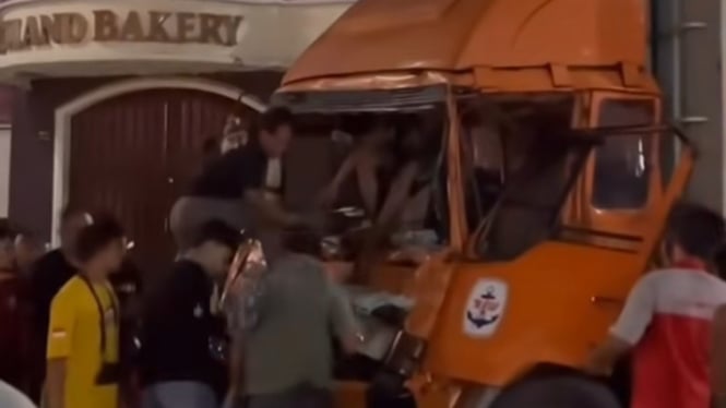 Kecelakaan di Weleri arah Sukorejo