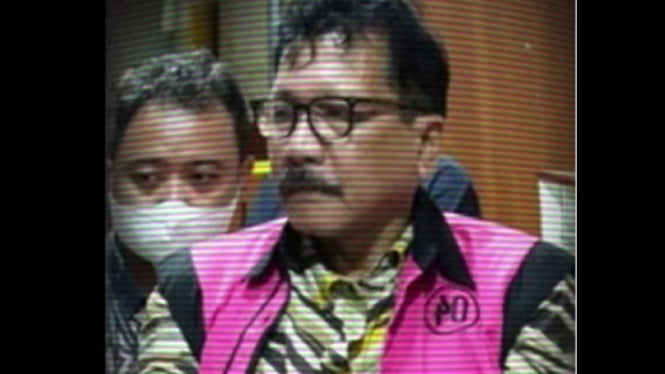 Zarof Ricar saat jalani sidang vonis di Tipikor Jakarta