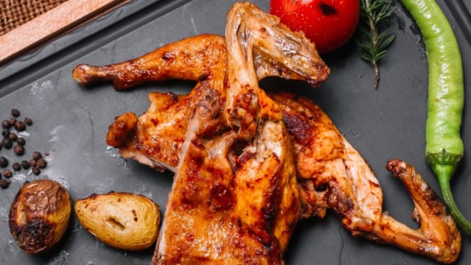 Ilustrasi Menu Ayam Kampung
