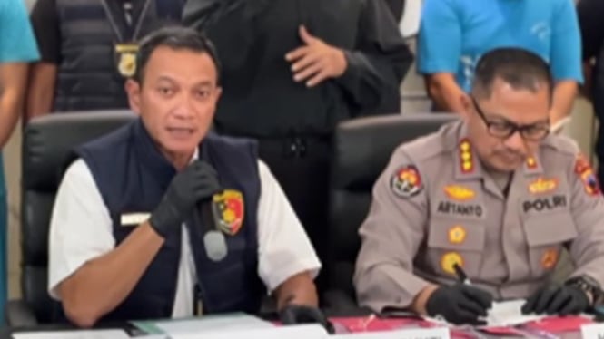 Pelaku TPPO Brebes saat diamankan Polda Jateng