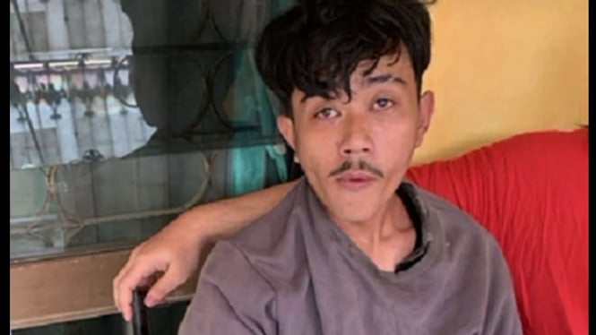 Pelaku penganiayaan ibu kandung digiring ke ruang PPA