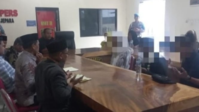 Akad nikah tahanan digelar di Polres Jepara