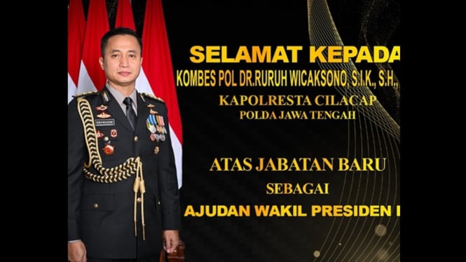 Harta Kombes Ruruh resmi jadi ajudan Wapres Gibran