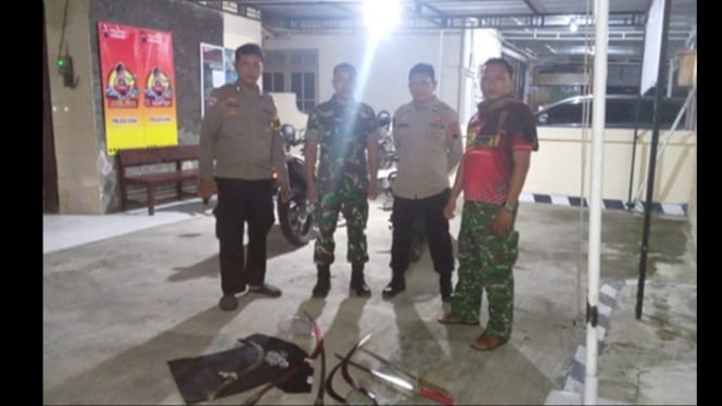 Polisi amankan 7 senjata tajam rencana tawuran pelajar