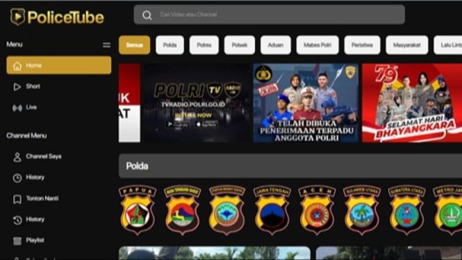 Platform video Policetube resmi diluncurkan Polri