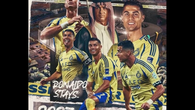 Cristiano Ronaldo resmi perpanjang kontrak hingga 2027