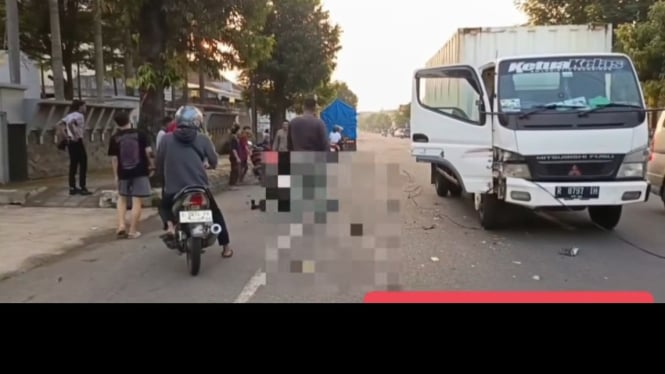 Kecelakaan di Depan Mie Gacoan Banjarnegara