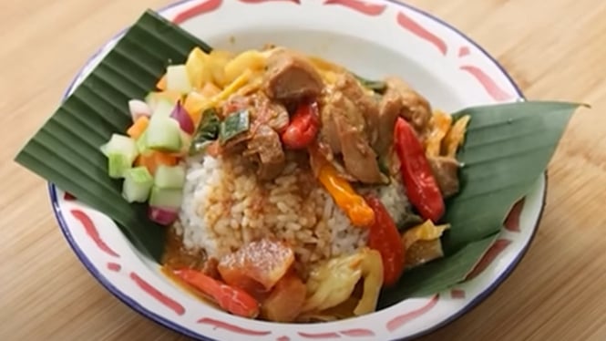 Nasi dan Tongseng Ayam