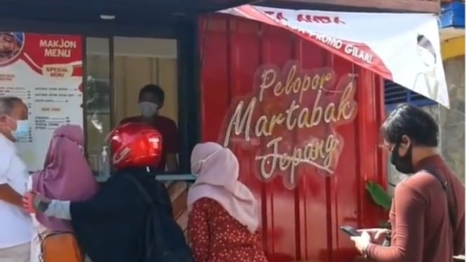 Suasana Spot Martabak Jepang di Cilacap