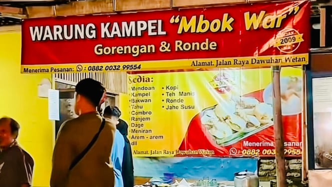 Warung Mbok War Kedungbanteng Banyumas