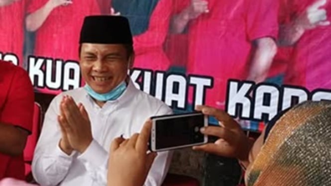 Zaini Makarim saat menjalani sidang Tipikor Semarang
