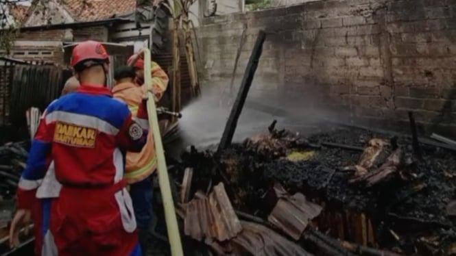 Kebakaran Rumah Warga di Sudagaran, Banyumas