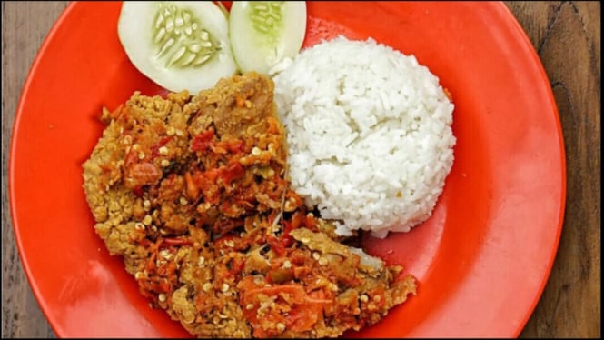 Ilustrasi Ayam Geprek