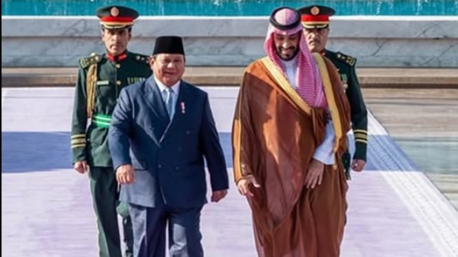 Prabowo dan Putra Mahkota Arab Saudi teken kerja sama