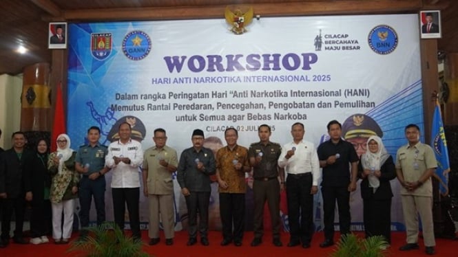 Workshop edukasi bahaya narkoba di Kabupaten Cilacap