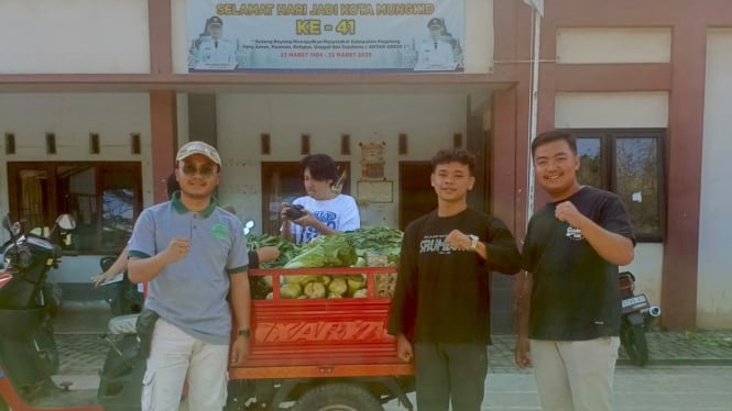 Inovasi Literasi Pemuda Margoyoso, Magelang, Baca Buku Dapat Sayur.