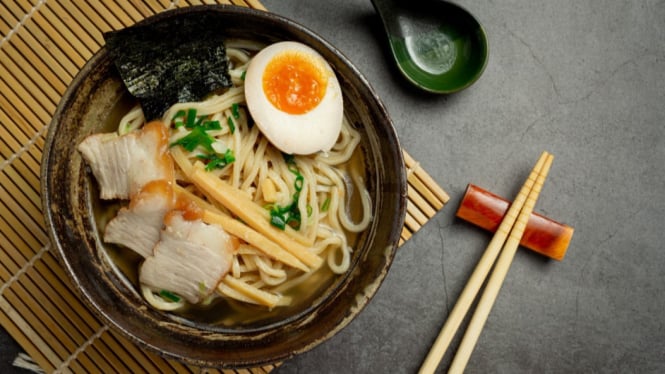 Ilustrasi Ramen Jepang