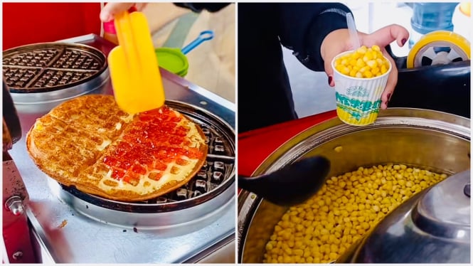 Waffle dan Jasuke Daily Fresh Purwokerto