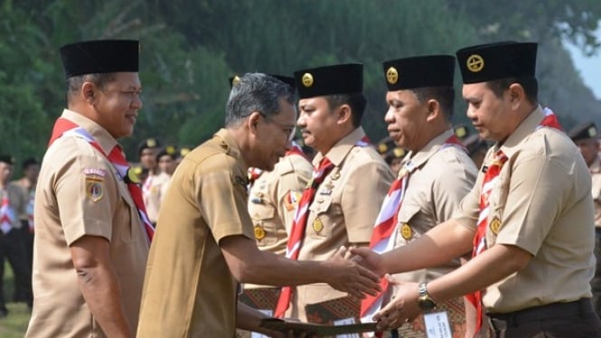 Warga binaan ikuti Perkemahan Pramuka Nusakambangan