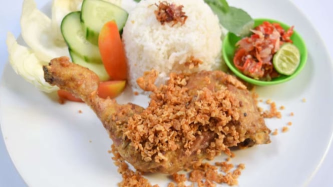 Ilustrasi Ayam Kremes