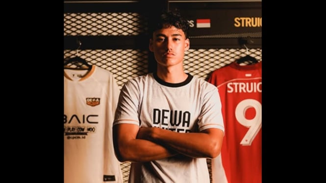 Struick resmi diperkenalkan sebagai pemain Dewa United