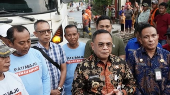Bupati Sudewo tinjau langsung jalan Pati Tlogowungu