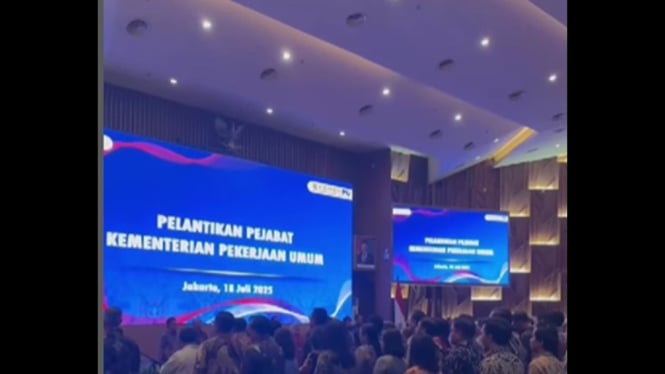 Pelantikan pejabat baru Kementerian PU pasca OTT KPK