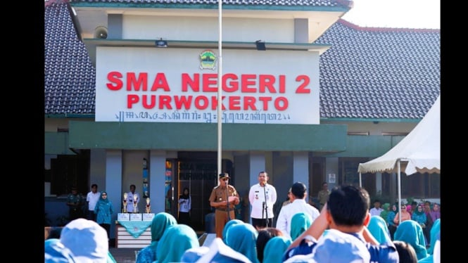 Pelajar Purwokerto hadiri apel anti narkoba Banyumas 2025