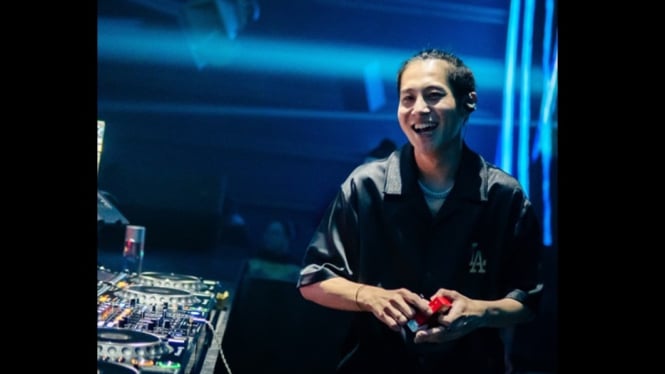 DJ Panda saat menyampaikan klarifikasi lewat Instagramnya