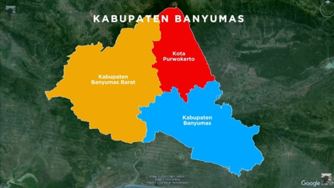 Peta Rencana Pemekaran Banyumas