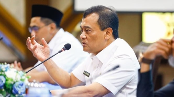 Gubernur Luthfi saat Rakor POK Triwulan II Jateng 2025