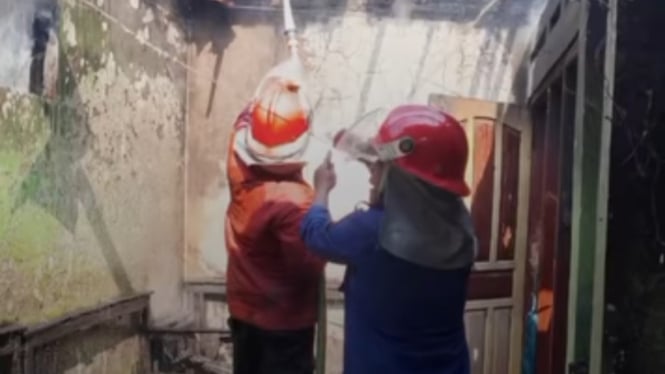 2 Rumah Tinggal di Desa Karangsoka Banyumas Alami Kebakaran