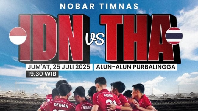 Nobar di Alun-Alun Purbalingga