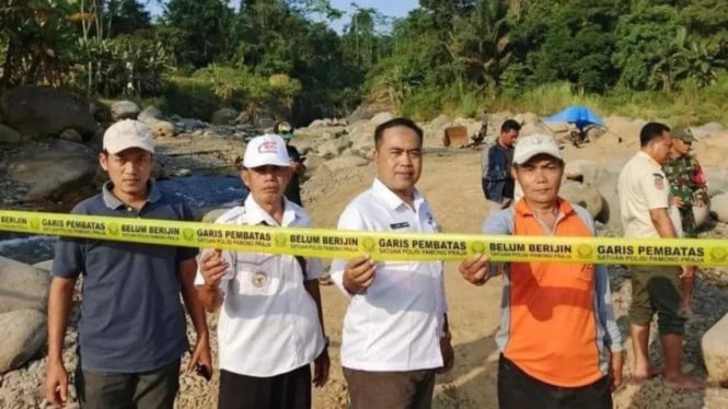 Pertambangan Galian C Ilegal Sungai Kedungmalang, Wonotunggal Tutup