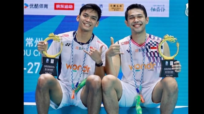 Fajar dan Fikri juara China Open 2025 di Changzhou