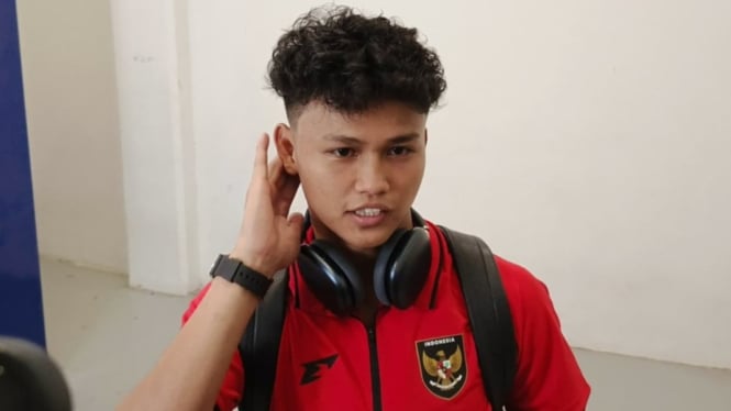 Striker Timnas Indonesia U-23 Hokky Carak
