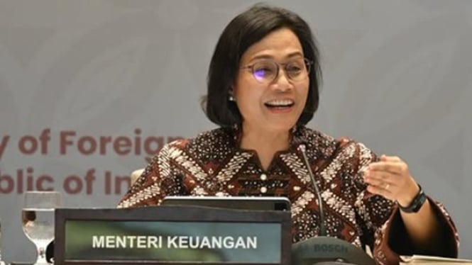 Sri Mulyani saat paparkan tren penurunan kemiskinan