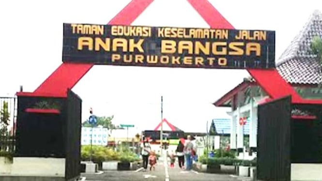 Taman Edukasi Keselamatan Jalan ANAK BANGSA Purwokerto.