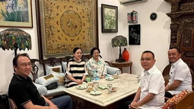 Dasco bertemu Megawati dan Puan di Bali
