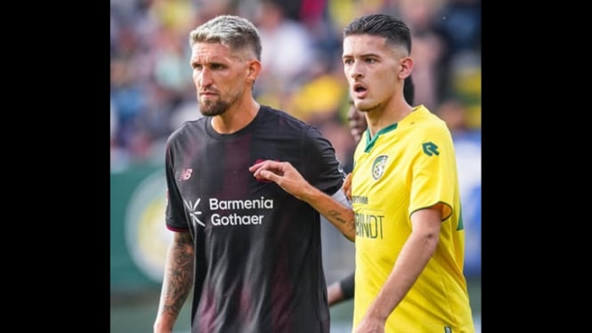 Justin Hubner debut di Fortuna Sittard hadapi Leverkusen