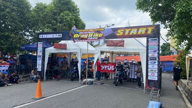 Kejurprov IMI Jateng Merah Putih Drag Bike 2025.