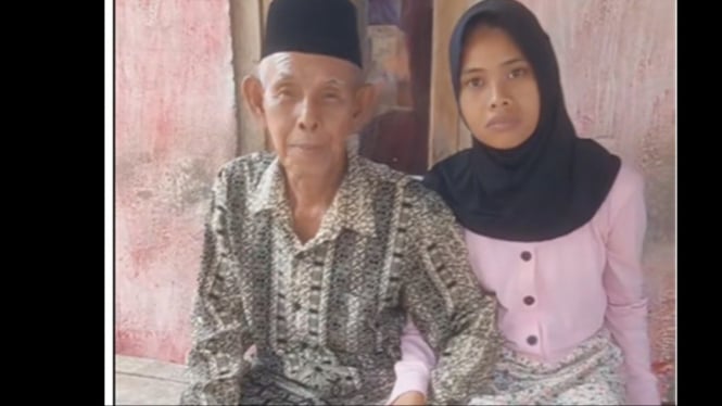 Pernikahan beda usia 46 tahun di Bengkulu viral