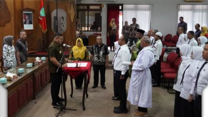 Wabup Dimas Lantik 30 Pejabat Fungsional di Purbalingga