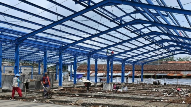 Pembangunan Pasar Karangkobar Banjarnegara