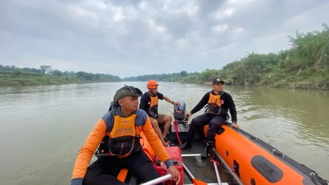 Pencarian Hari ke-5 Korban Laka Air Sungai Klawing Purbalingga