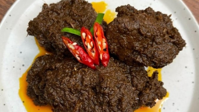 Ilustrasi Rendang Padang