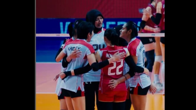 Timnas Voli Putri kalah telak saat bertemu Filipina