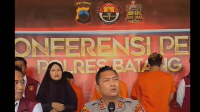 Konferensi Pers Polres Batang Pembunuhan Wonotunggal