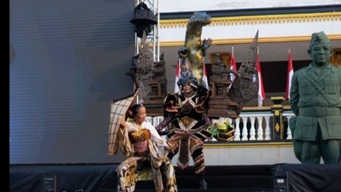 Kostum biawak Wonosobo memukau di WACI 2025 JFC