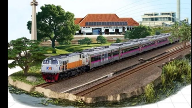 KA Argo Muria resmi berhenti di Stasiun Batang